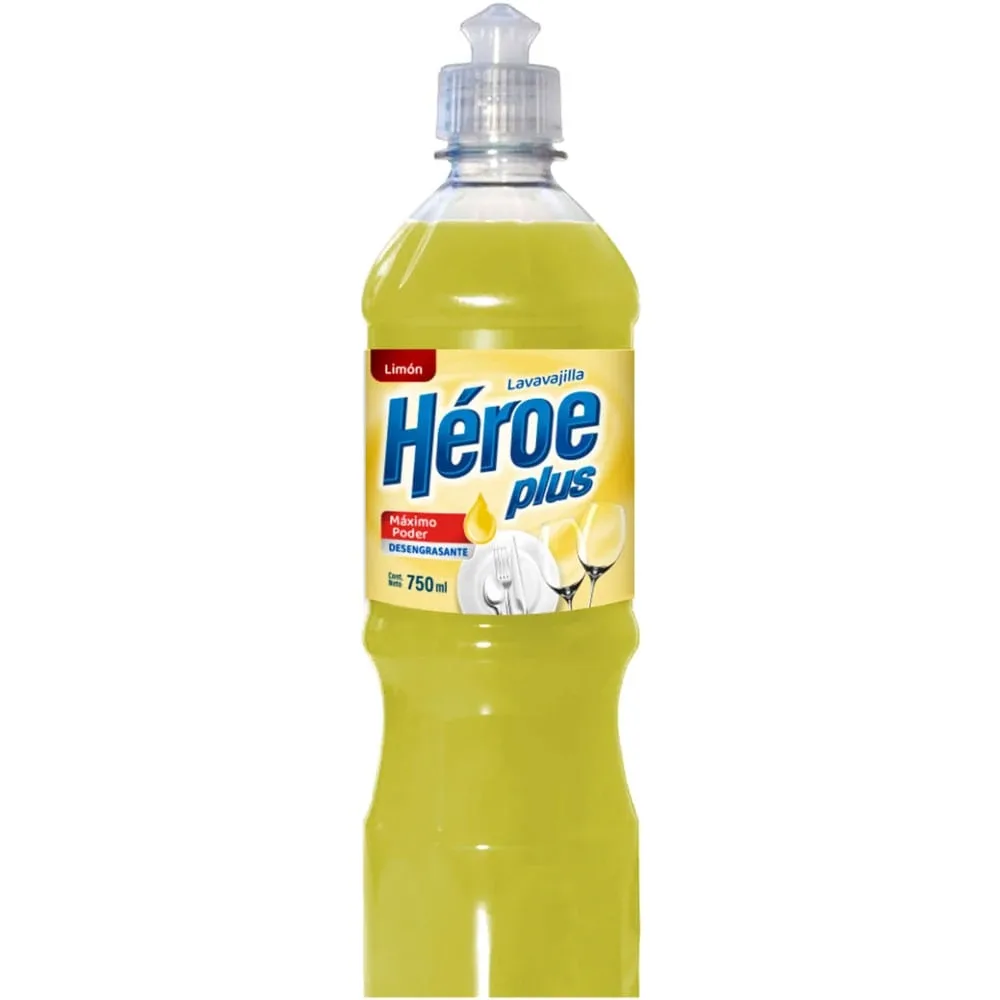 Lavavajilla Heroe X   750 Ml Limon