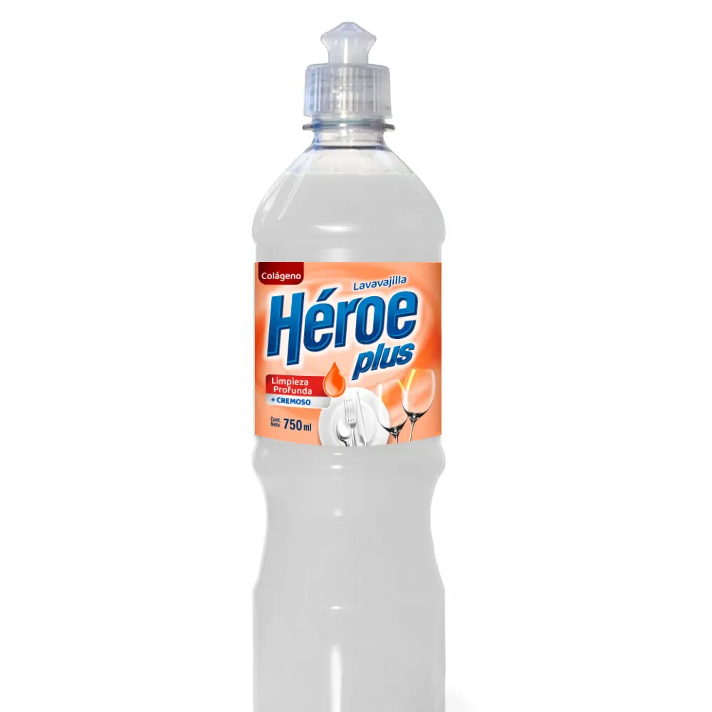 Lavavajilla Heroe X   Colageno 750ml
