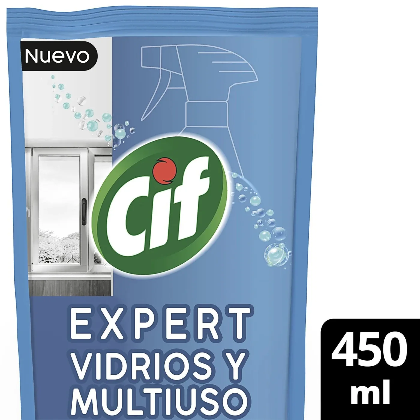 Limpiador Cif X  1 Vidrio 450ml