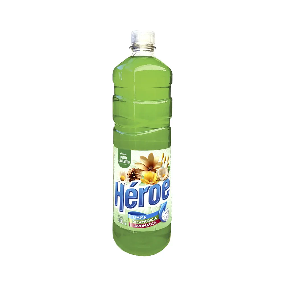 Limpiador Liquido Heroe X   Pino Silvestre X 900ml