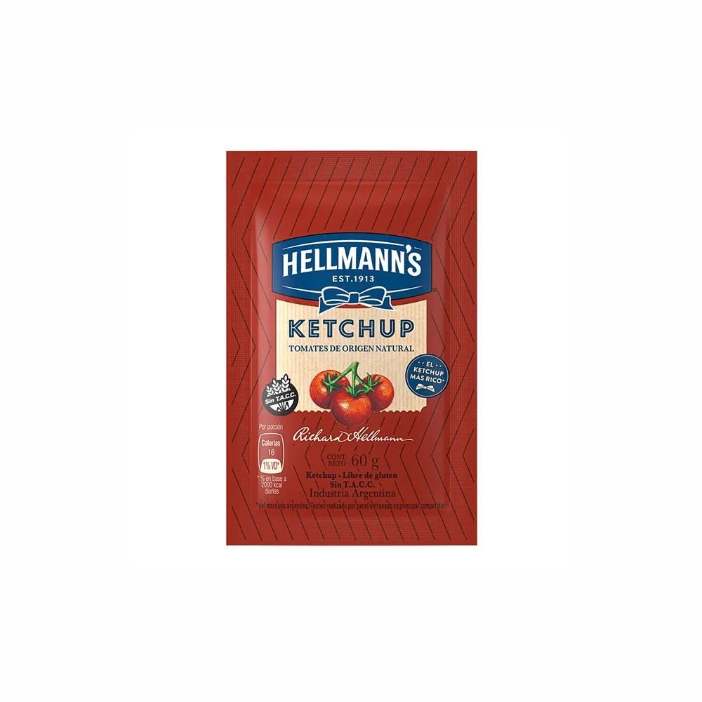 Aderezo Hellmanns X Ketchup 60 Gr