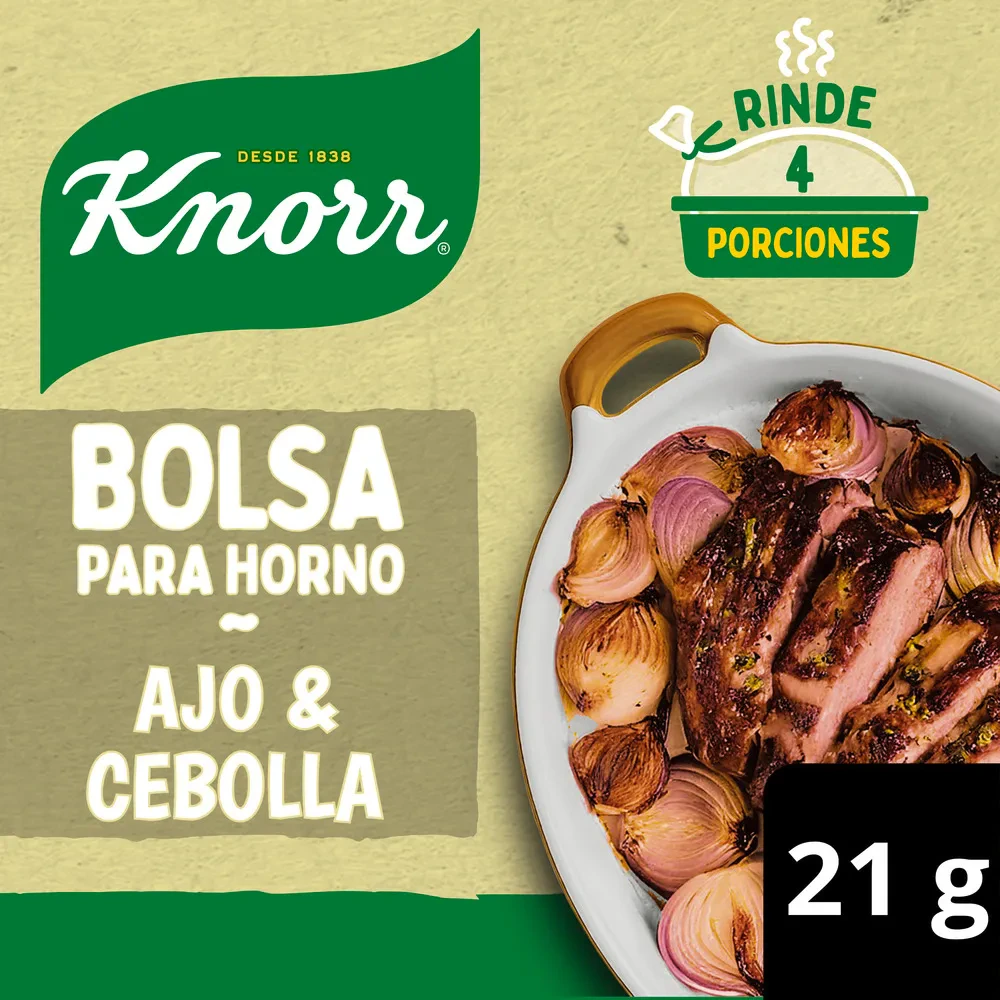 Bolsas Para Horno Knorr X   Cebolla Y Ajo