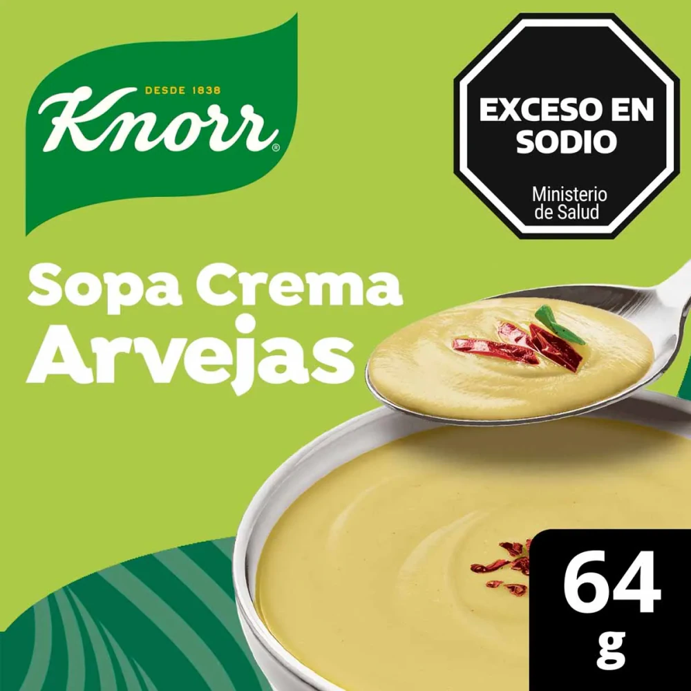 Sopa Crema Knorr X   Arvejas Y Chile