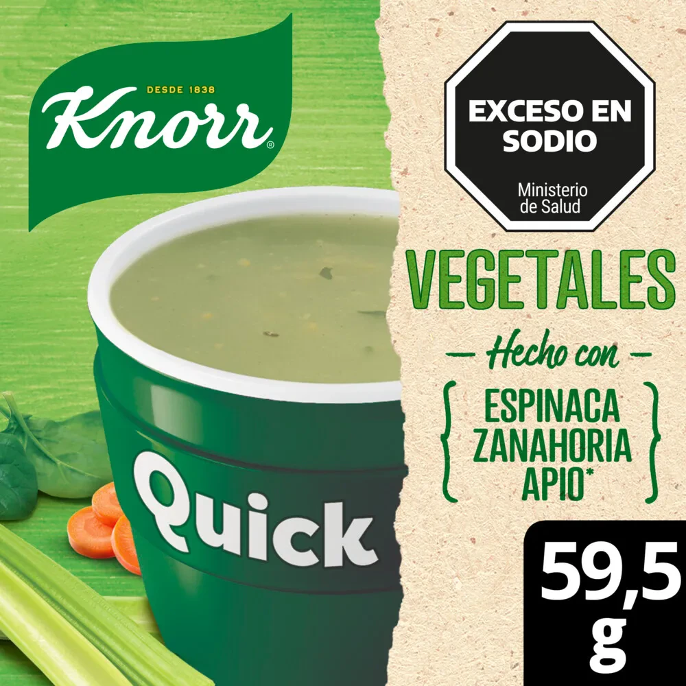 Sopa Knorr Quick X   Vegetales Apio