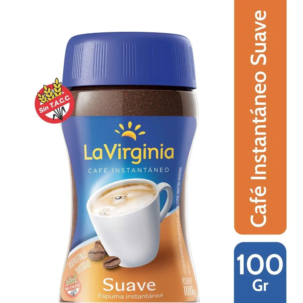 Cafe La Virginia X   Suave Frasco 100g