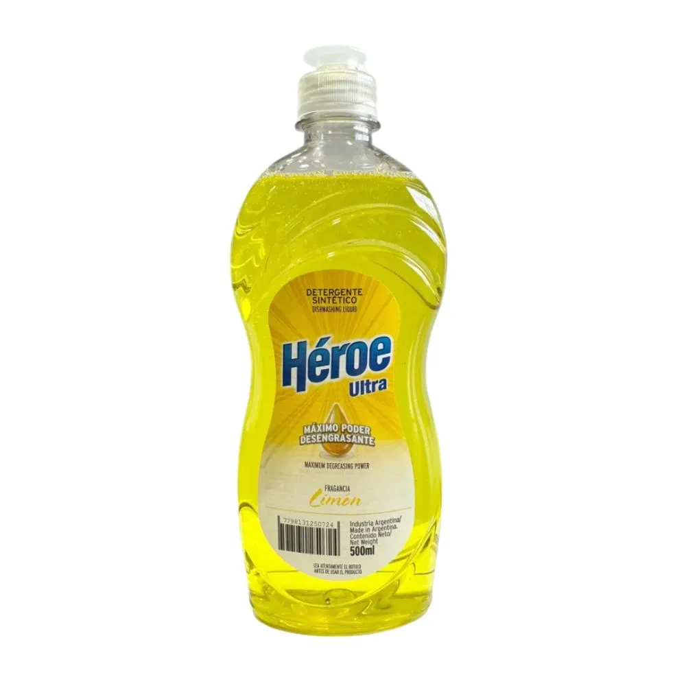 Detergente Heroe X   500ml Limon