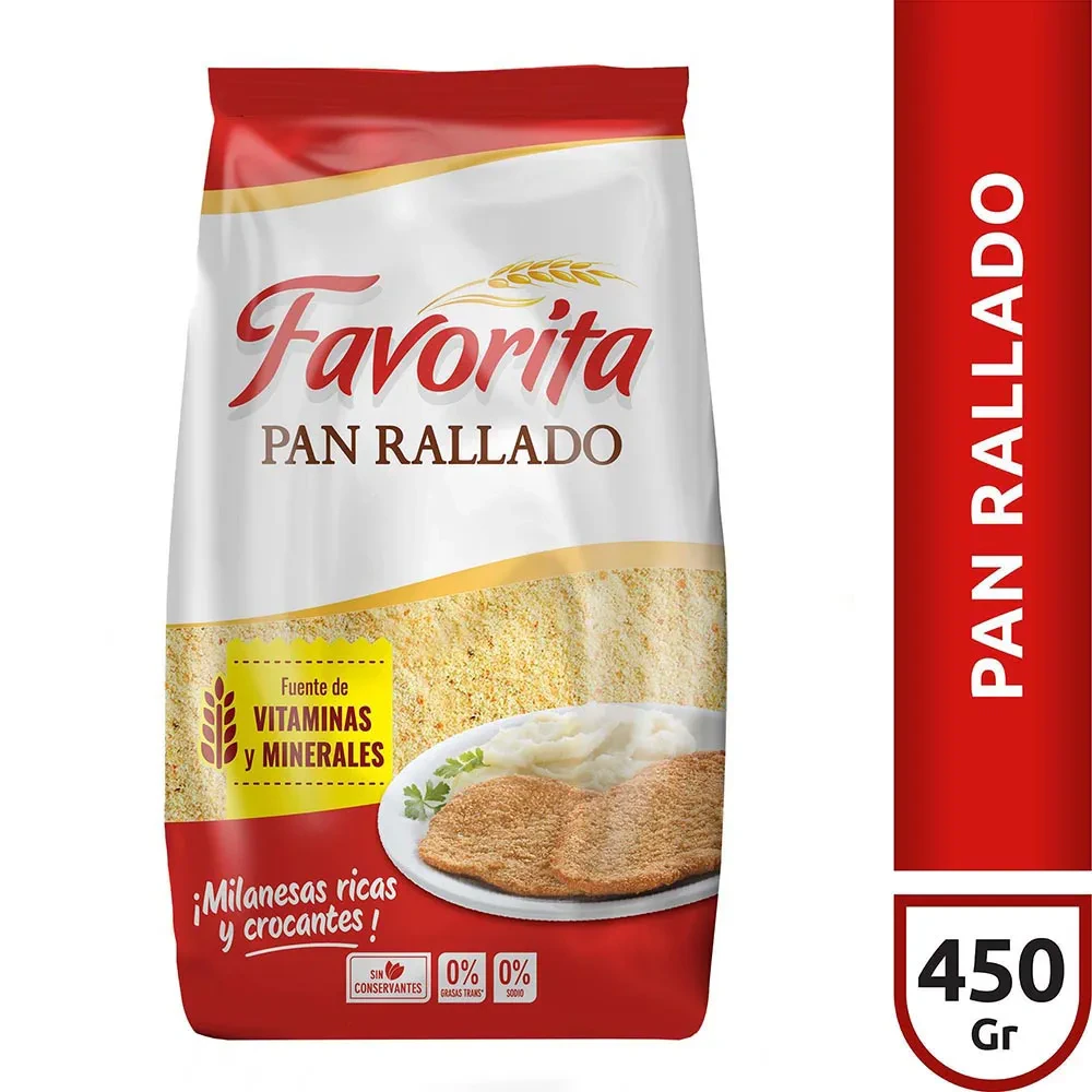 Pan Rallado Favorita X   450g