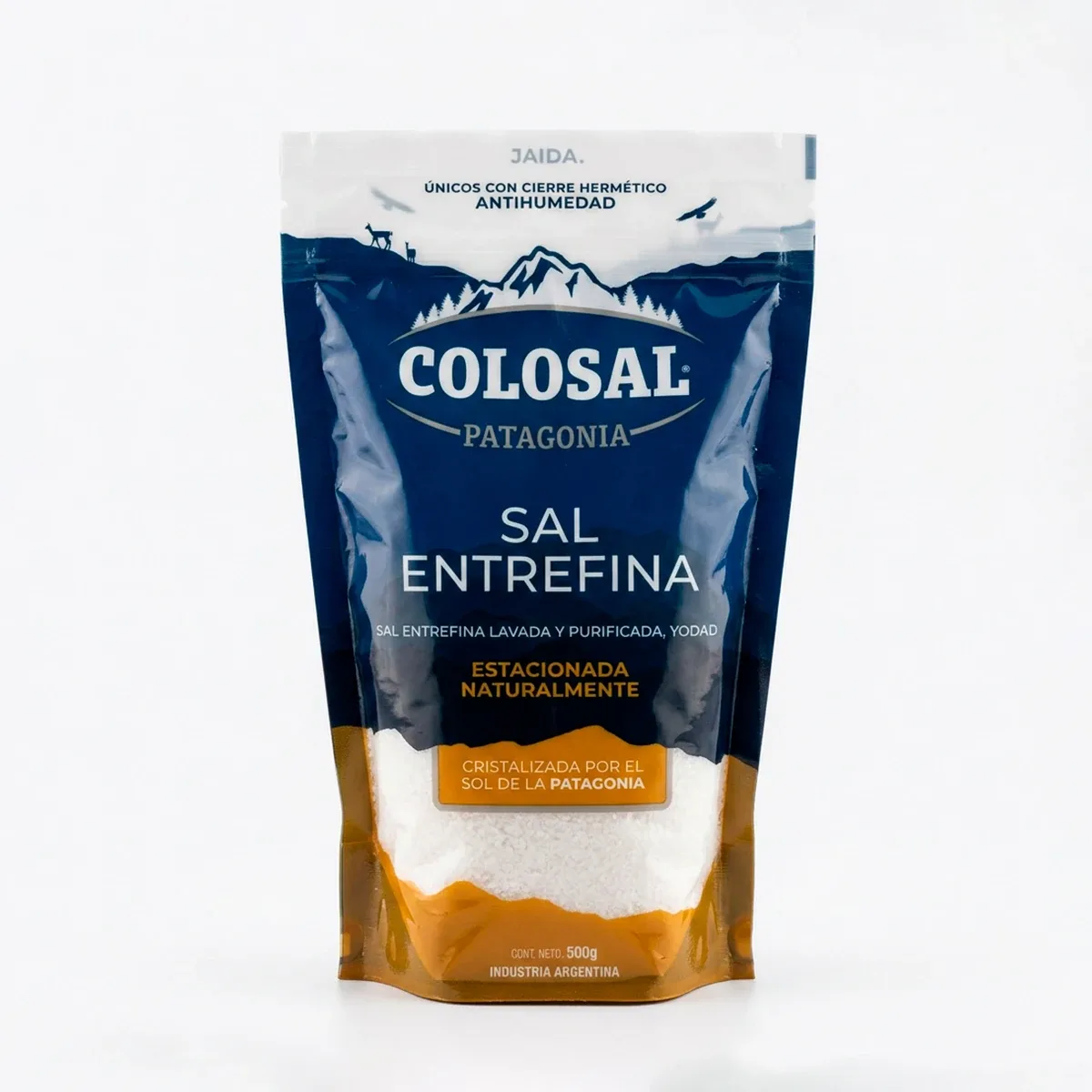 Sal Entrefina Colosal 10x  1 U X Doy Pack 500g