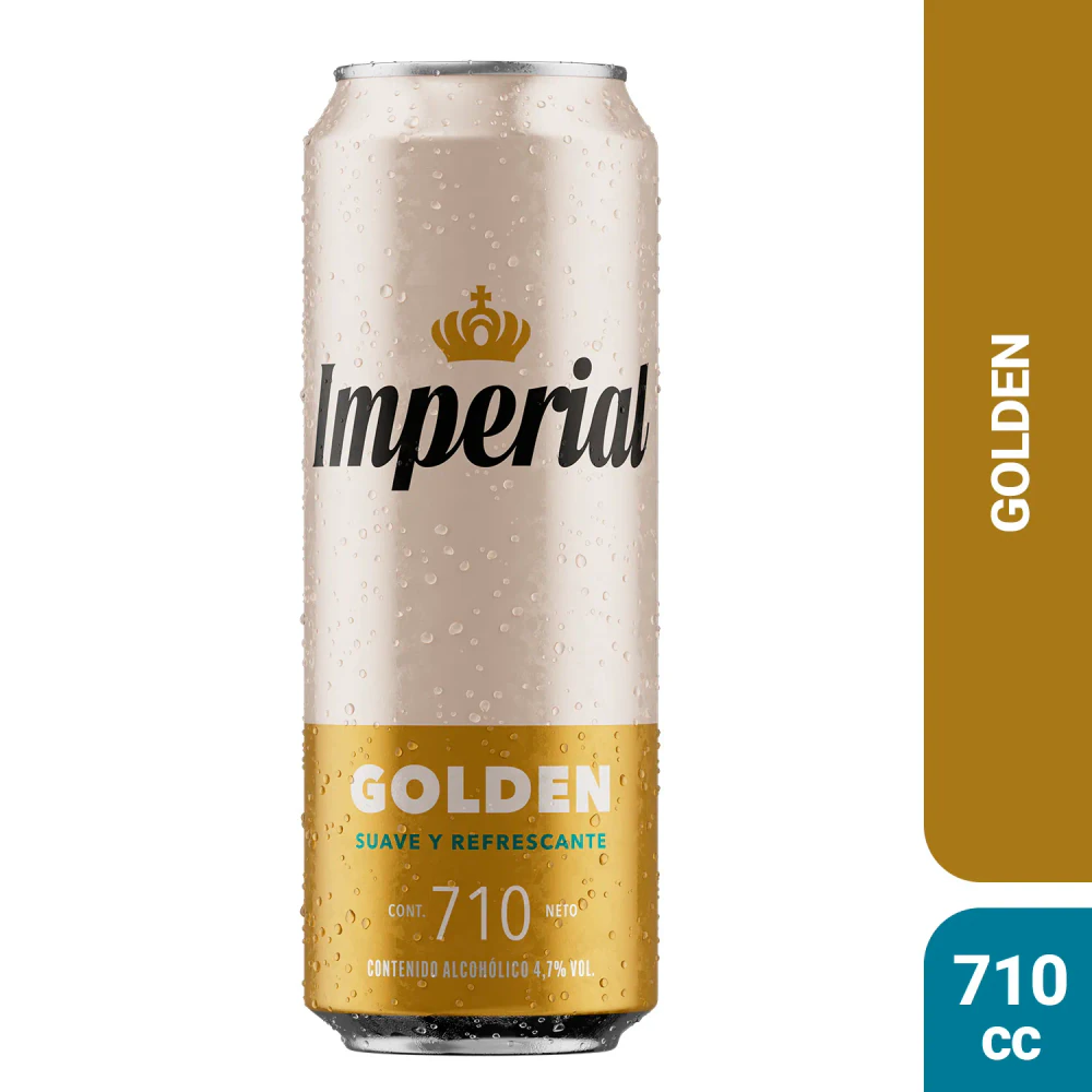 Cerveza Lata Imperial X   710 Golden X 6 Unid