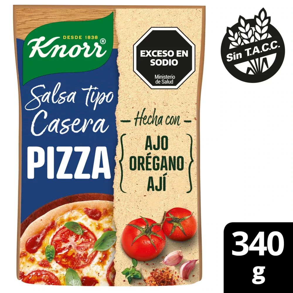 Salsa Lista Knorr X   Pizza 340g