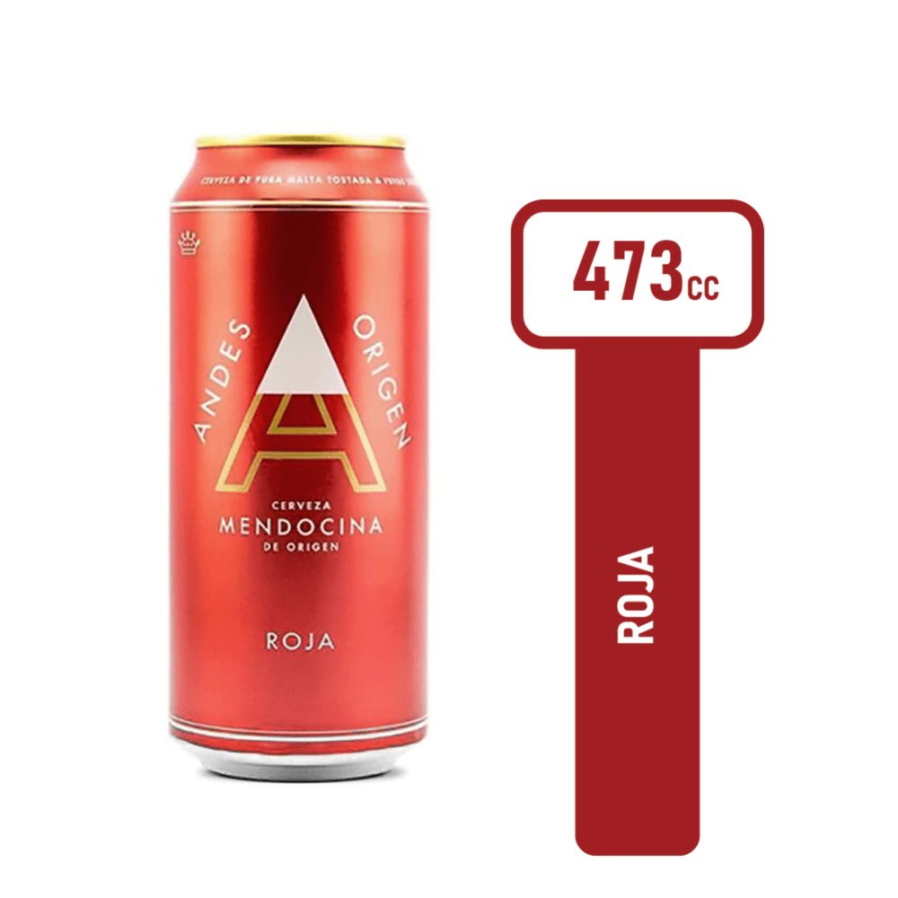 Cerveza Lata Andes X  1 Roja