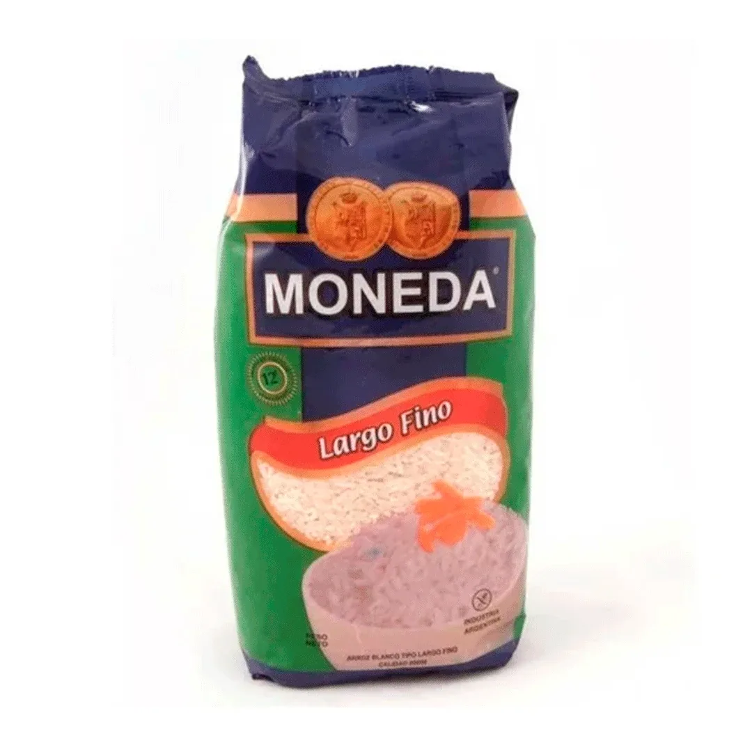 Arroz Moneda Largo Fino 10x  1 U X 500gr
