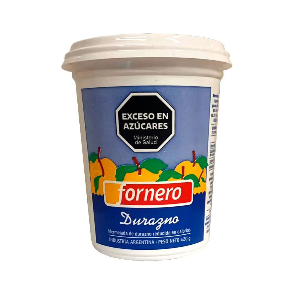 Mermelada Fornero X   Durazno 420g