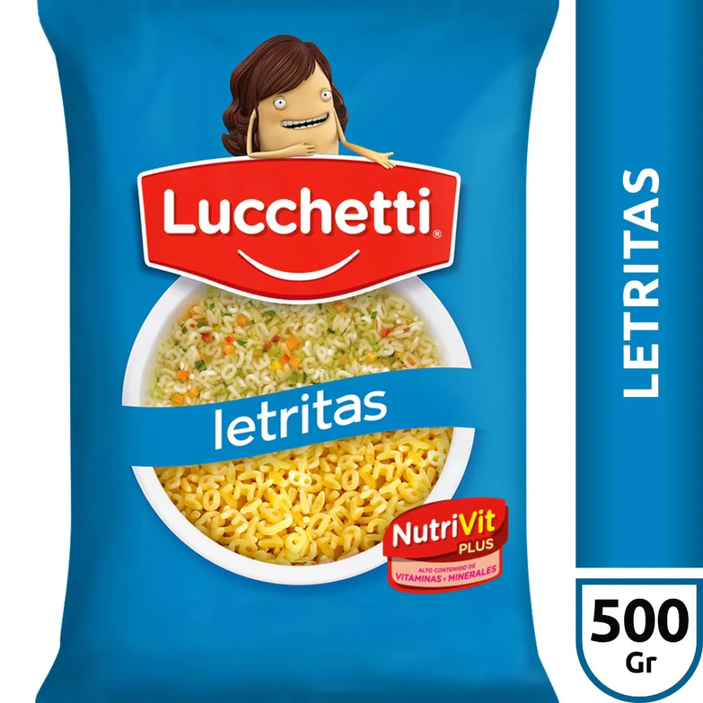 Fideos Lucchetti X   Letritas 500gr