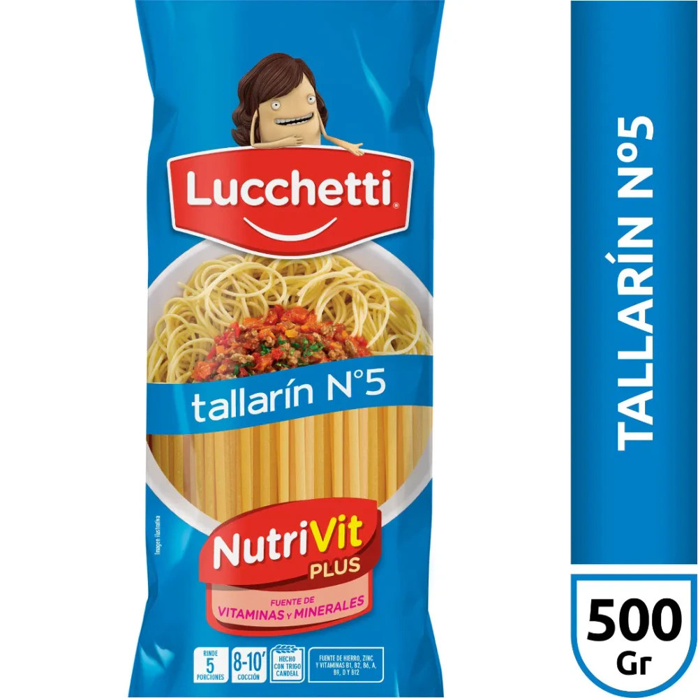 Fideos Lucchetti X   Tallarin 500gr