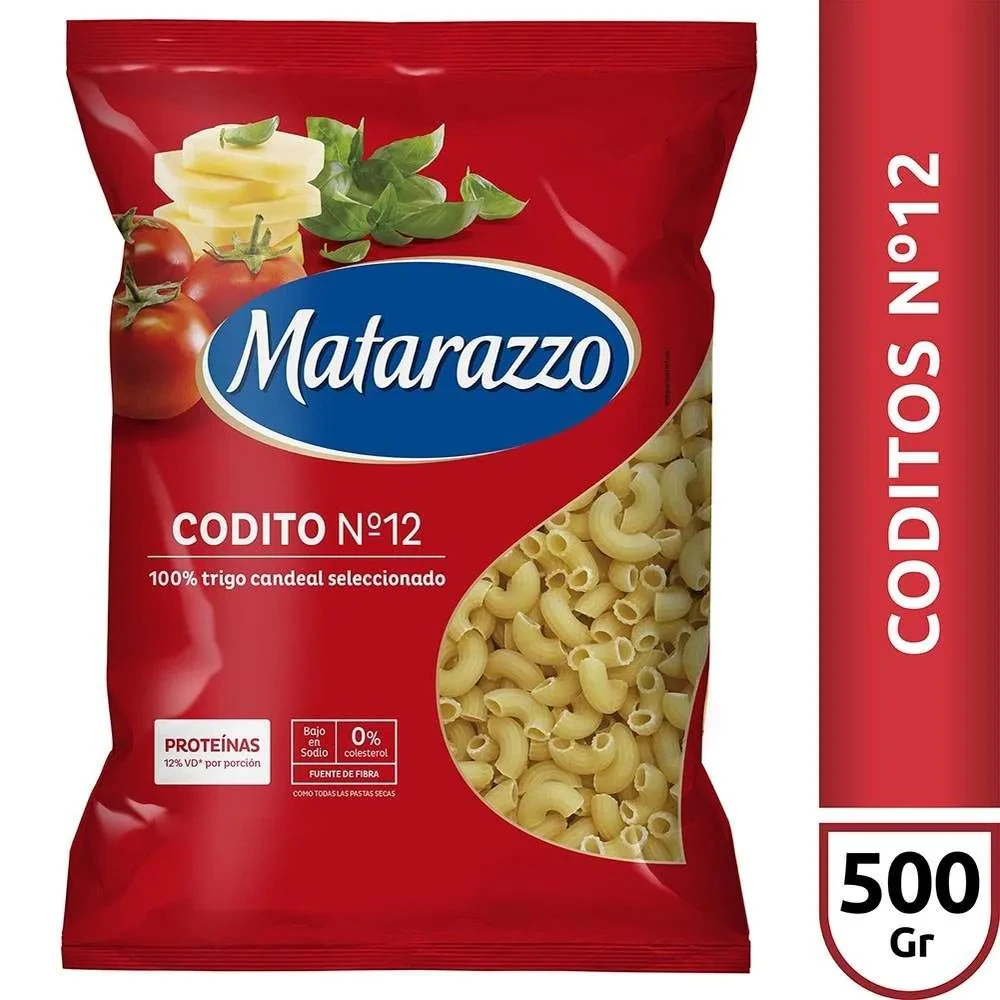 Fideos Matarazzo X   Codito 500gr