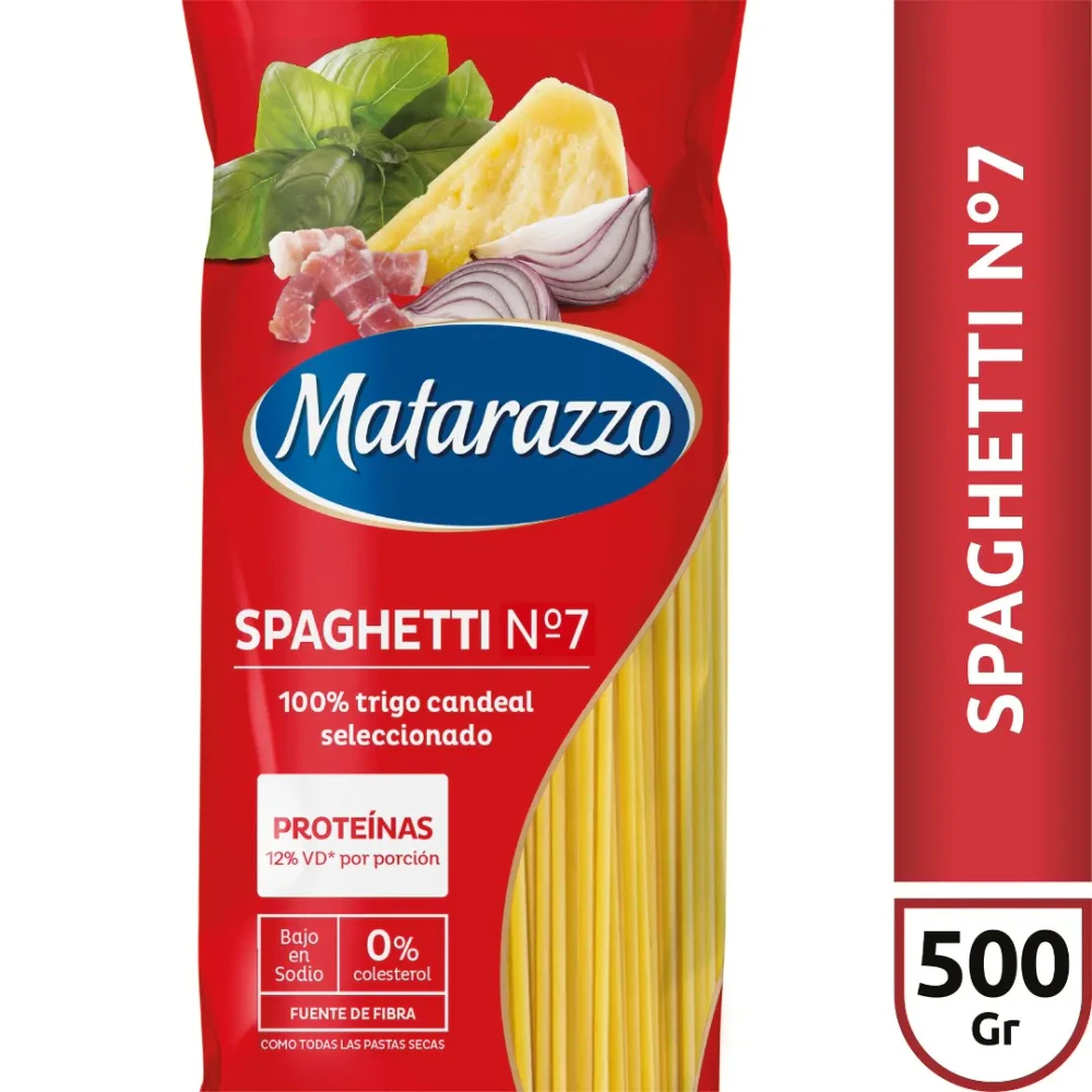 Fideos Matarazzo X   Spaghetti 500gr