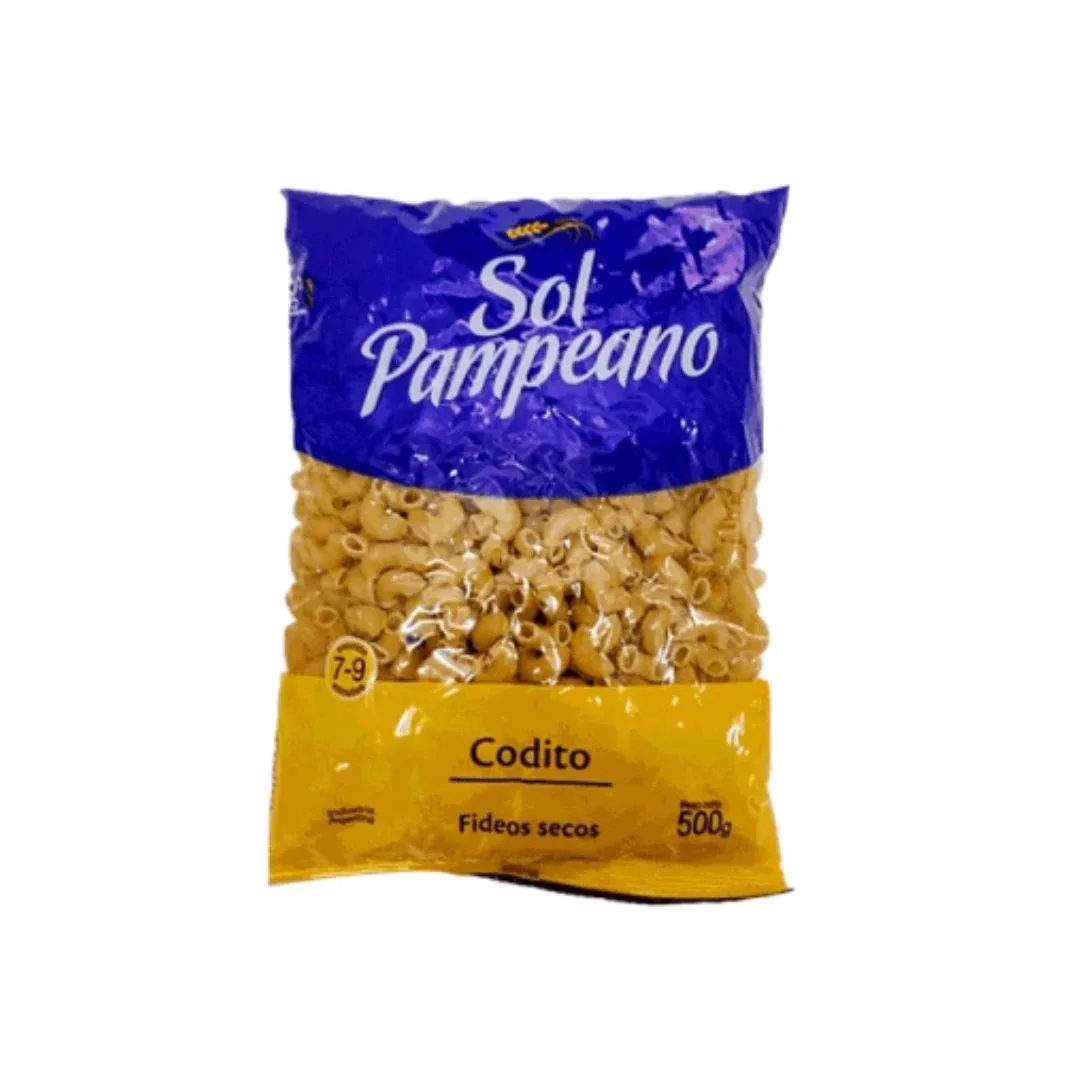 Fideos Sol Pampeano Codito 500g
