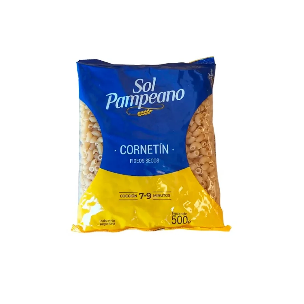 Fideos Sol Pampeano Cornetin 500g
