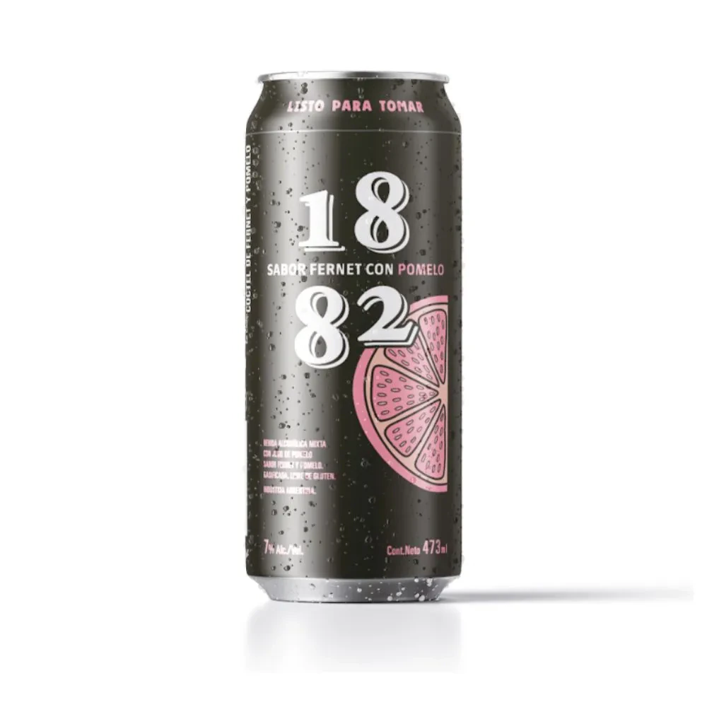 Fernet 1882 X   Lata X 6 Pomelo