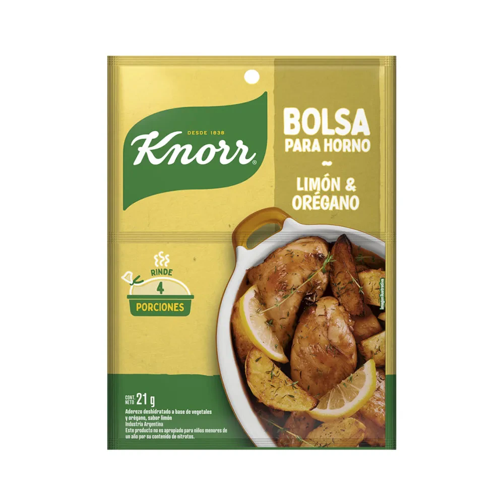 Bolsas Para Horno Knorr X   Finas Hierbas