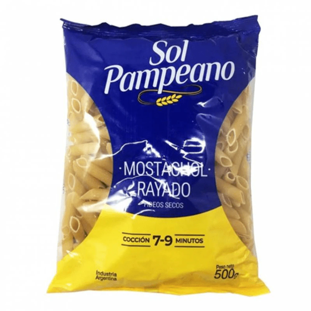 Fideos Sol Pampeano X   Mostachol  Rallado X 500gr