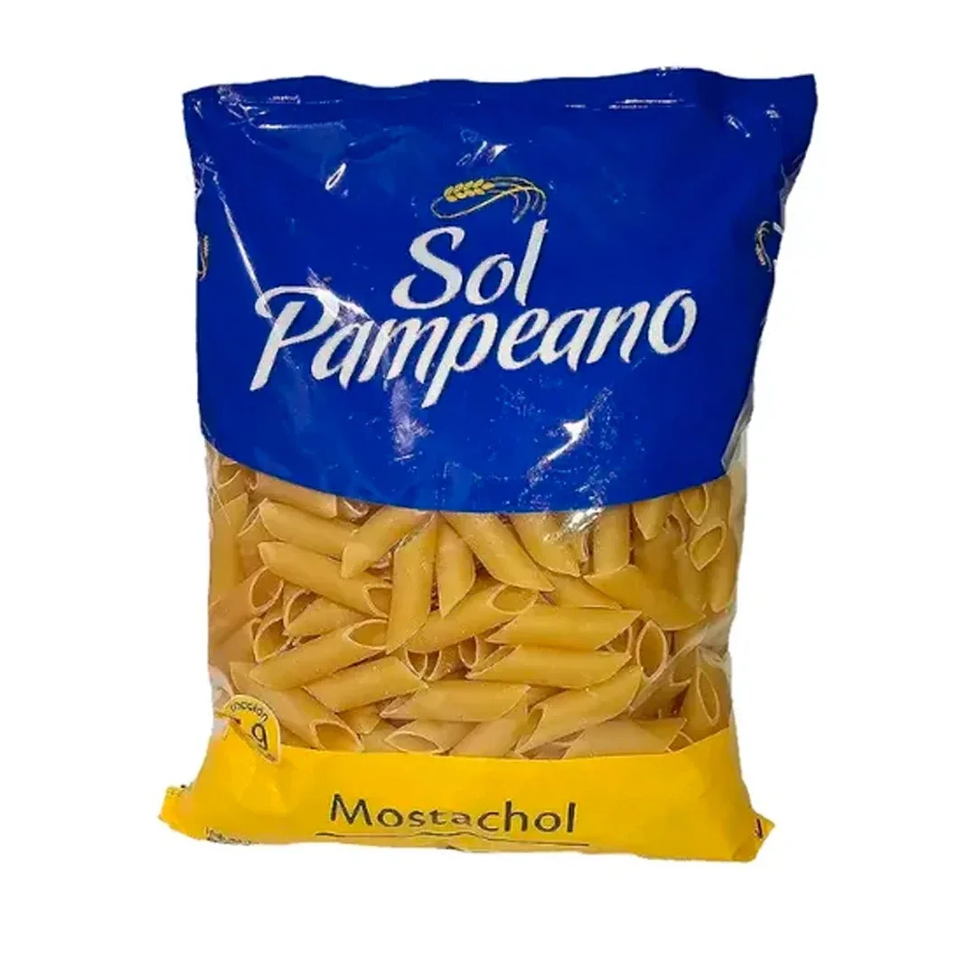 Fideos Sol Pampeano Mostachol Liso 500g