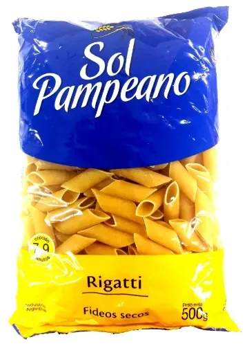 Fideos Sol Pampeano Rigatti 500g