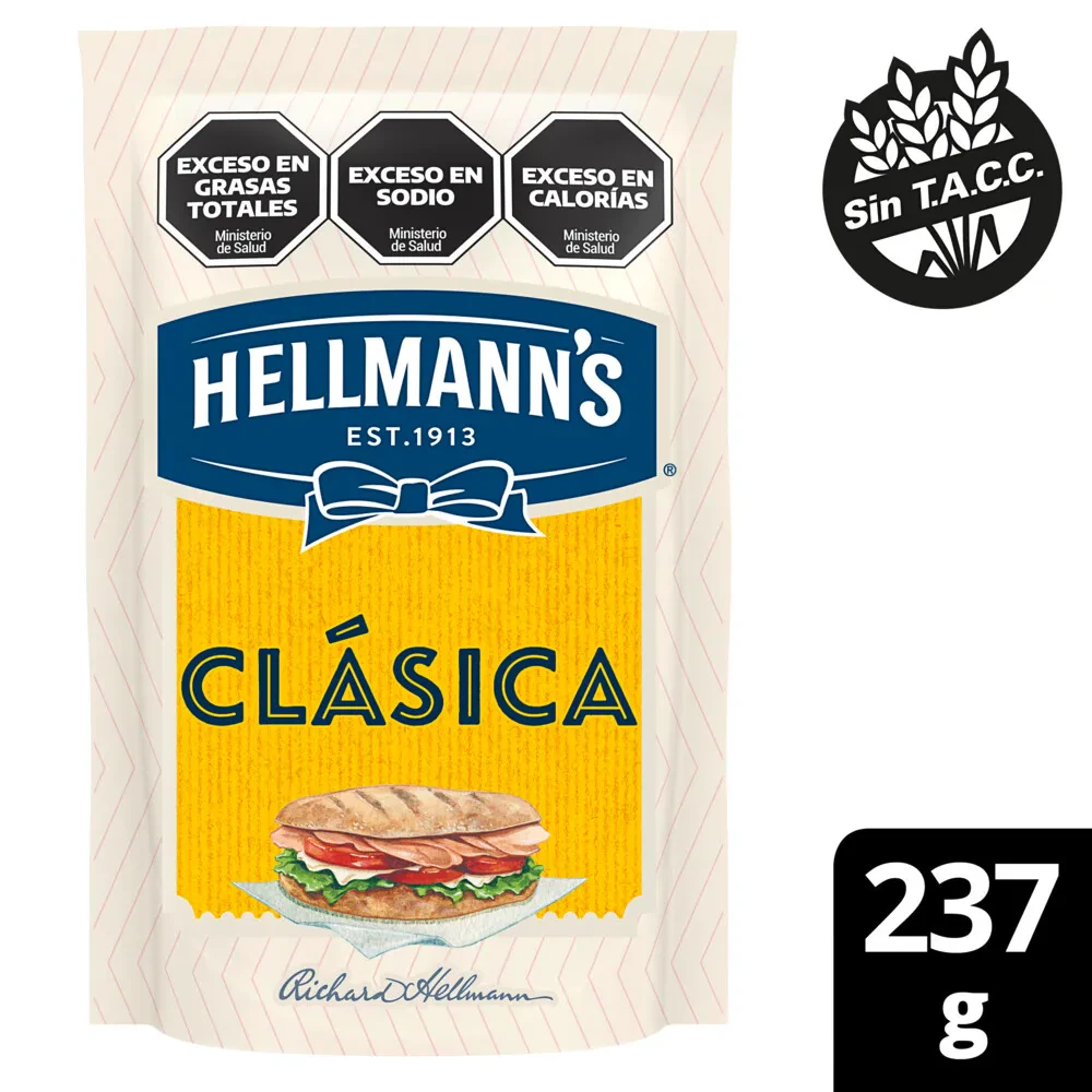 Aderezo Hellmanns X   Mayonesa 250gr