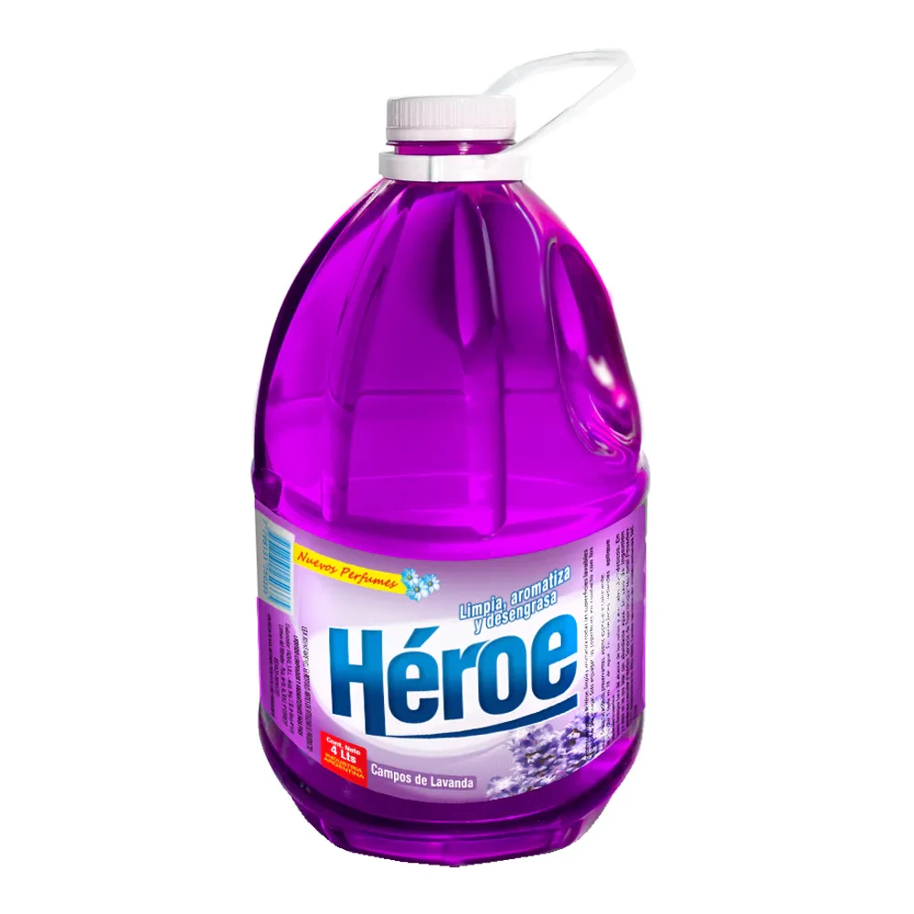 Limpiador Liquido Heroe X   Lavanda 4l