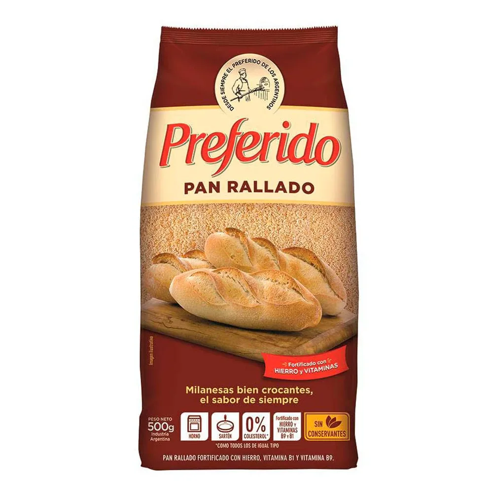 Pan Rallado Preferido X   500g