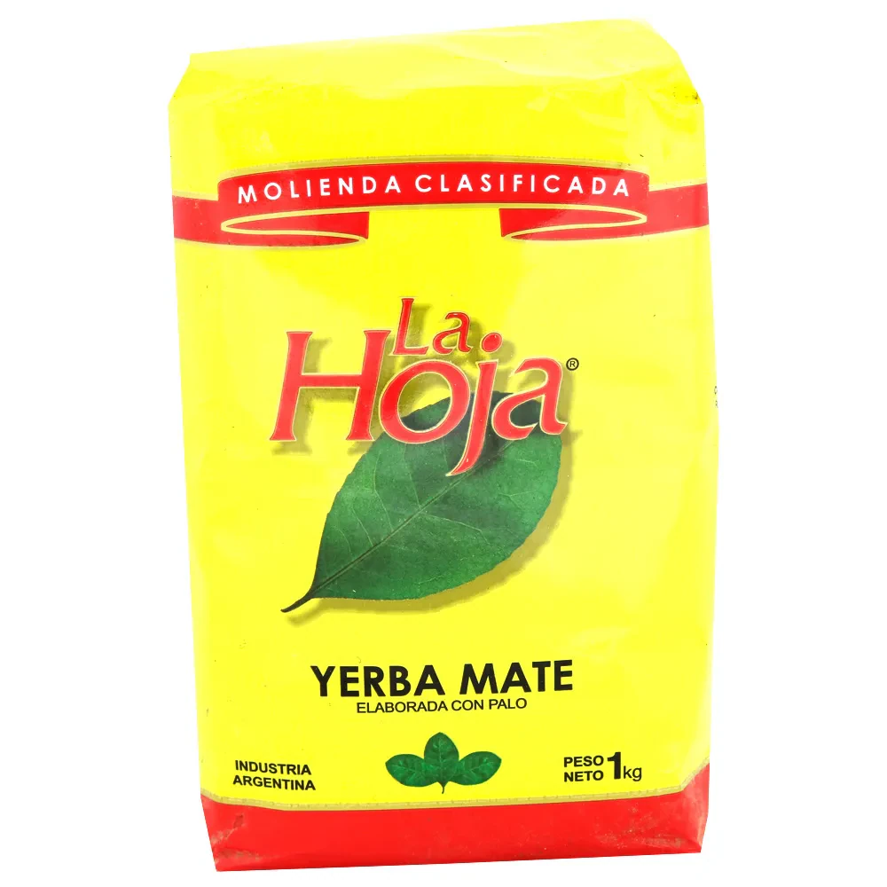 Yerba La Hoja 10x  1 La Hoja X 1kg