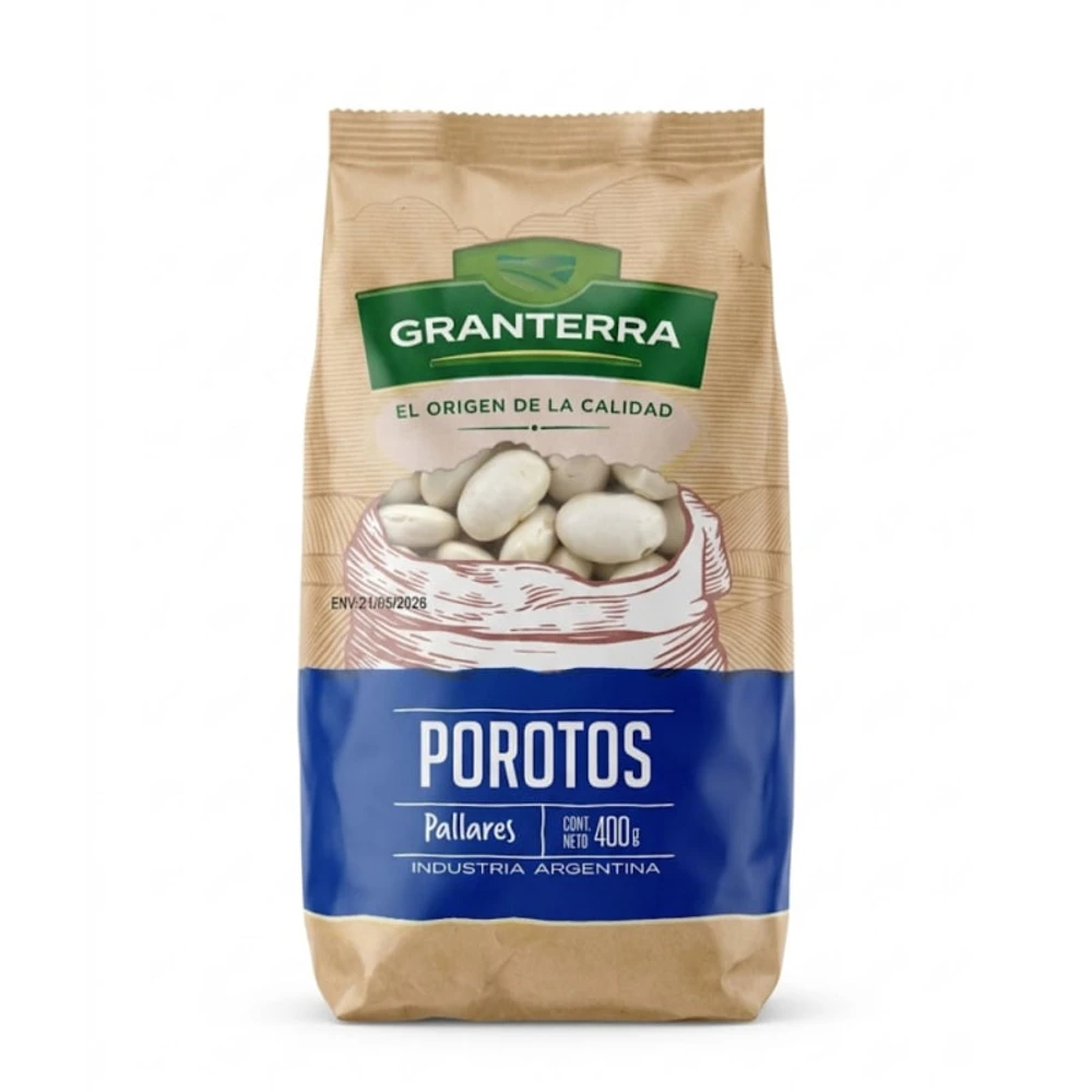 Porotos Pallares Granterra 10x  1 400gr