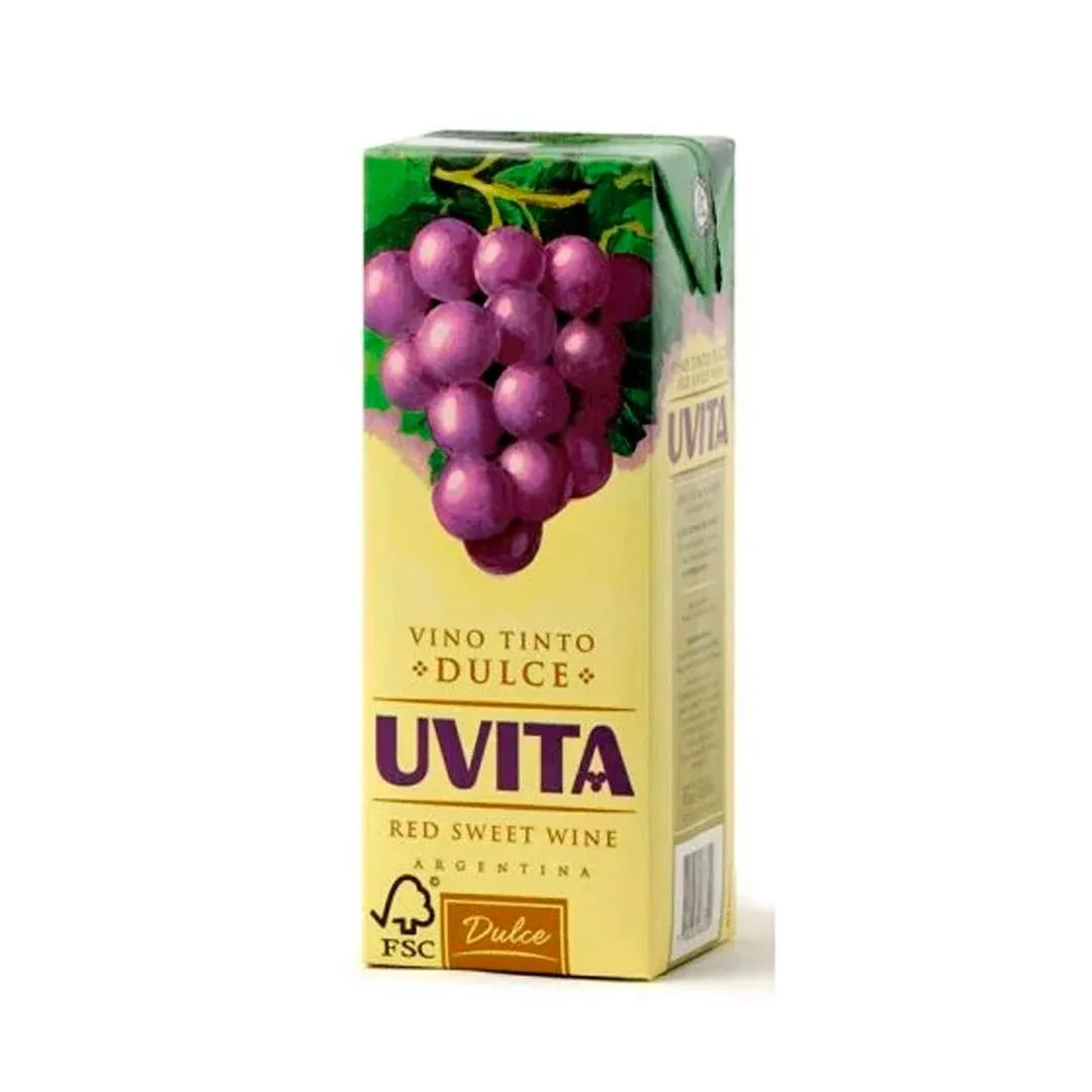 Vino Uvita Tinto Dulce 12x  1 U X 1l