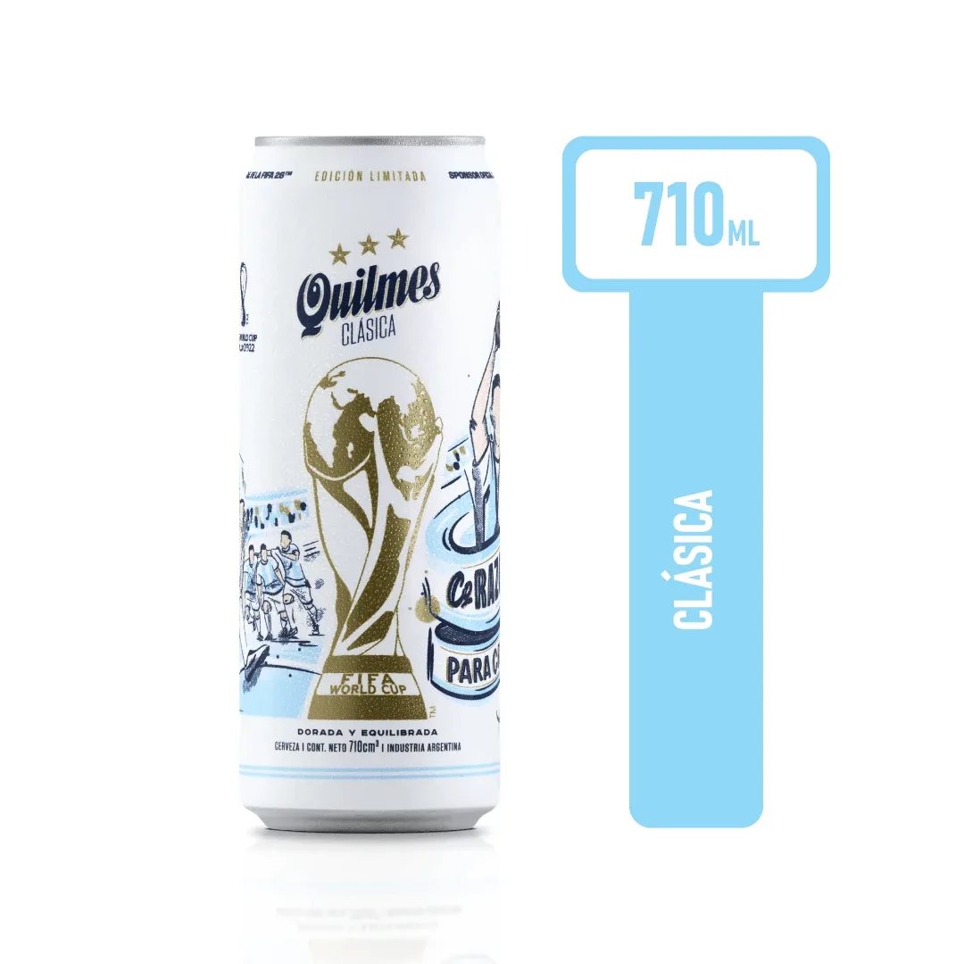 Bebidas con alcohol Cerveza lata Quilmes 710 ml
