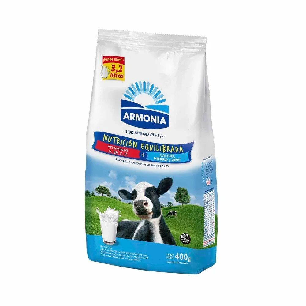 Lácteos y refrigerados Leche en polvo Armonia 400 g