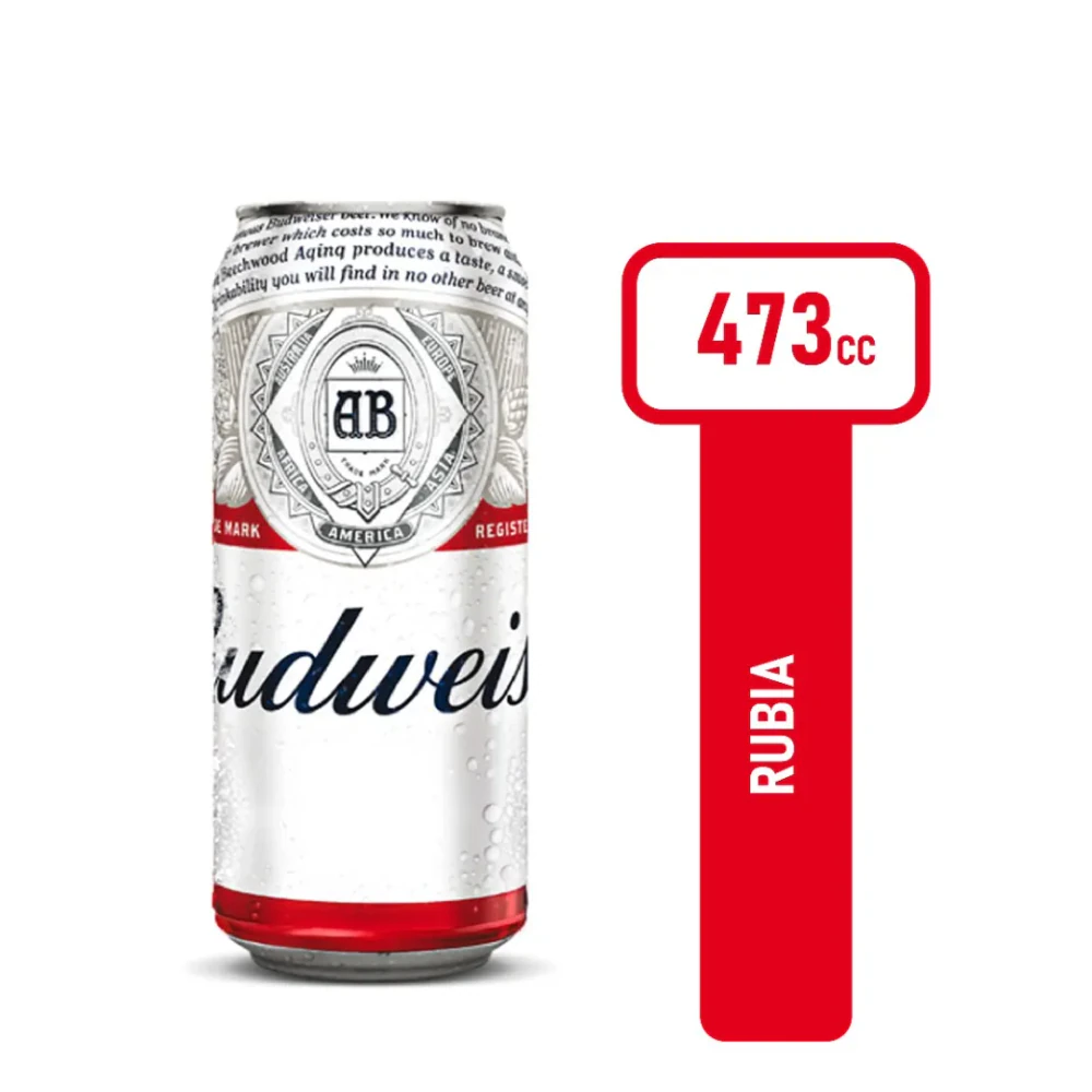 Cerveza Budweiser 4x   Latonx4