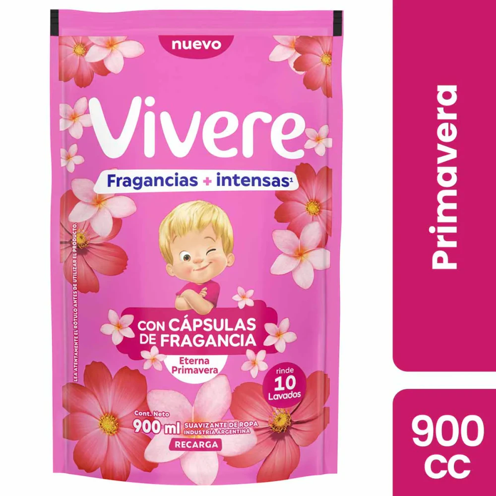 Jabon Liquido Vivere 12x  1 Eterna Primavera 900ml