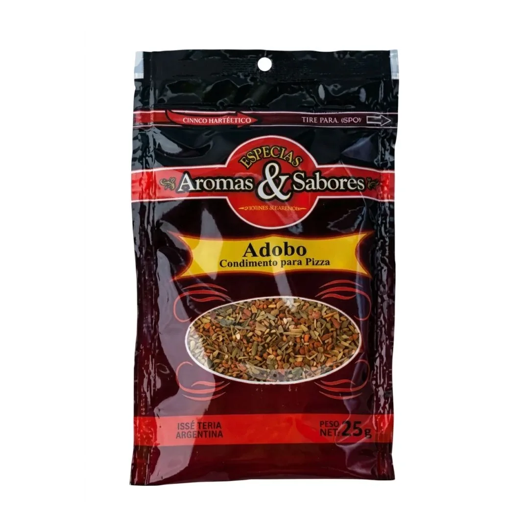Almacén Condimento Aromas y sabores Adobo Para Pizza 25 g