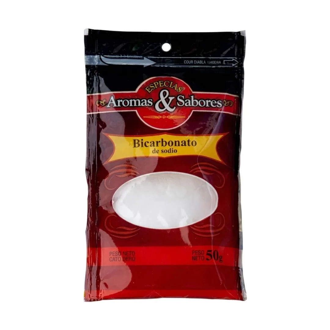 Almacén Condimento Aromas y sabores Bicarbonato De Sodio 50 g