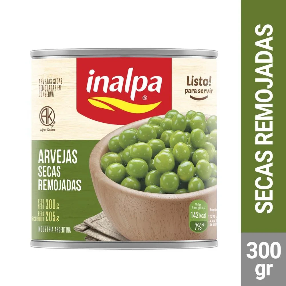 Conseva Inalpa X   Arvejas 300g
