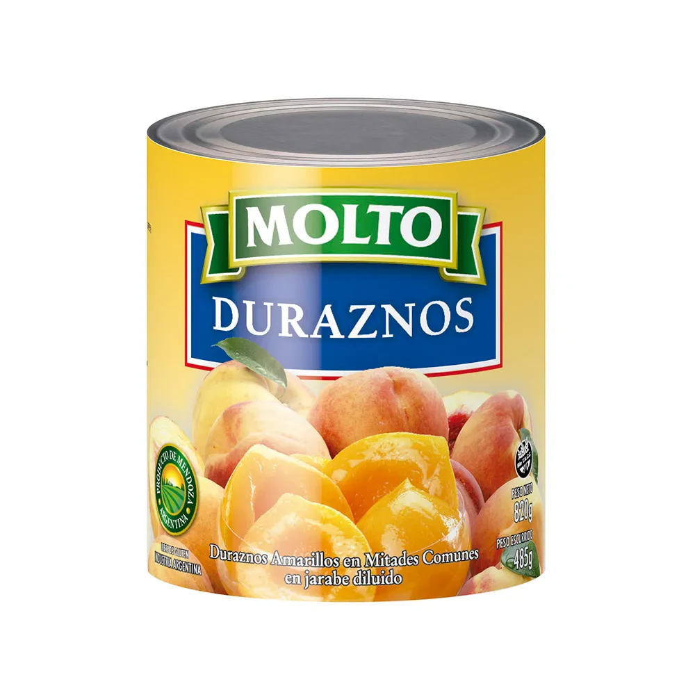 Conseva Molto X   Duraznos En Mitades
