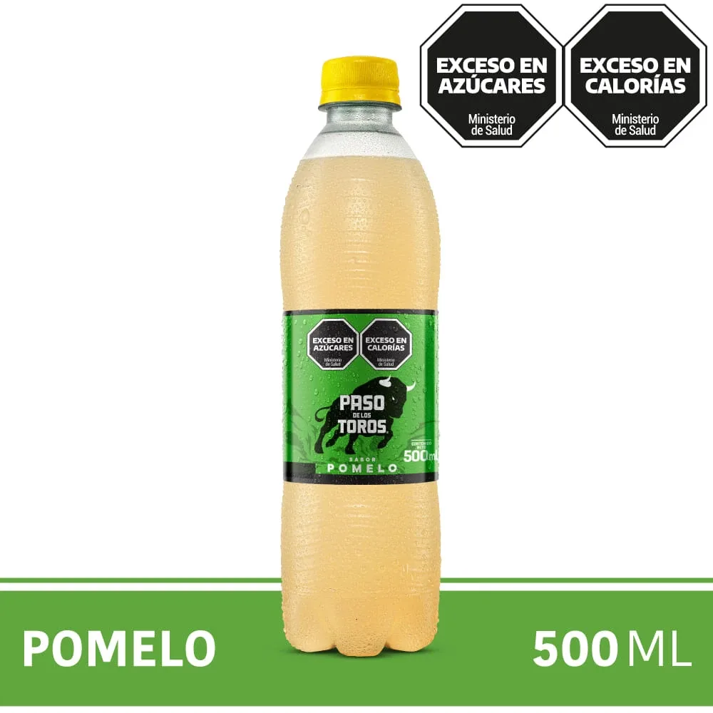 Gaseosa paso de los toros 6x   pomelo 500ml x6