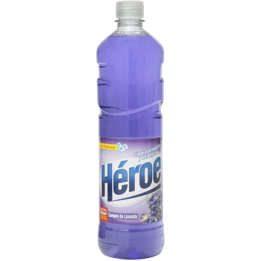 Limpiador líquido héroe x   campos de lavanda 900 ml - unidad