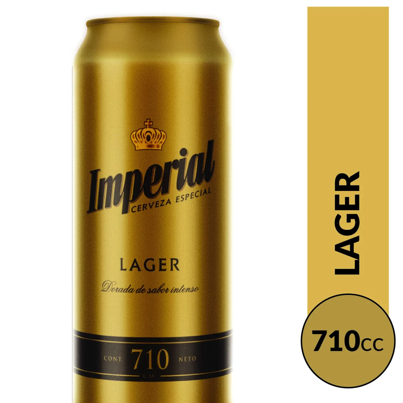 Bebidas con alcohol Cerveza lata Imperial Lager 710 ml