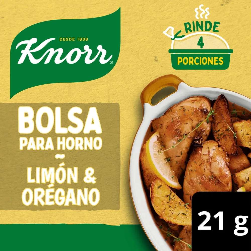 Bolsa Para Horno Knorr X   Limon Y Oregano