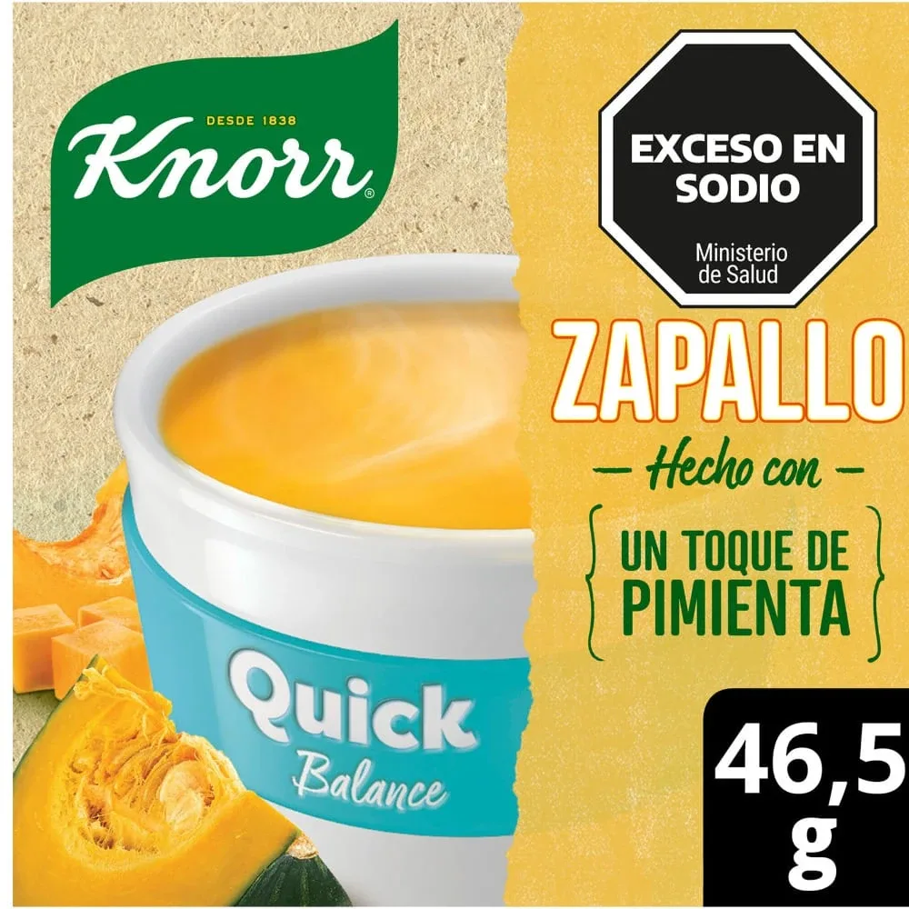 Sopa Knorr Quick X   Zapallo Balance