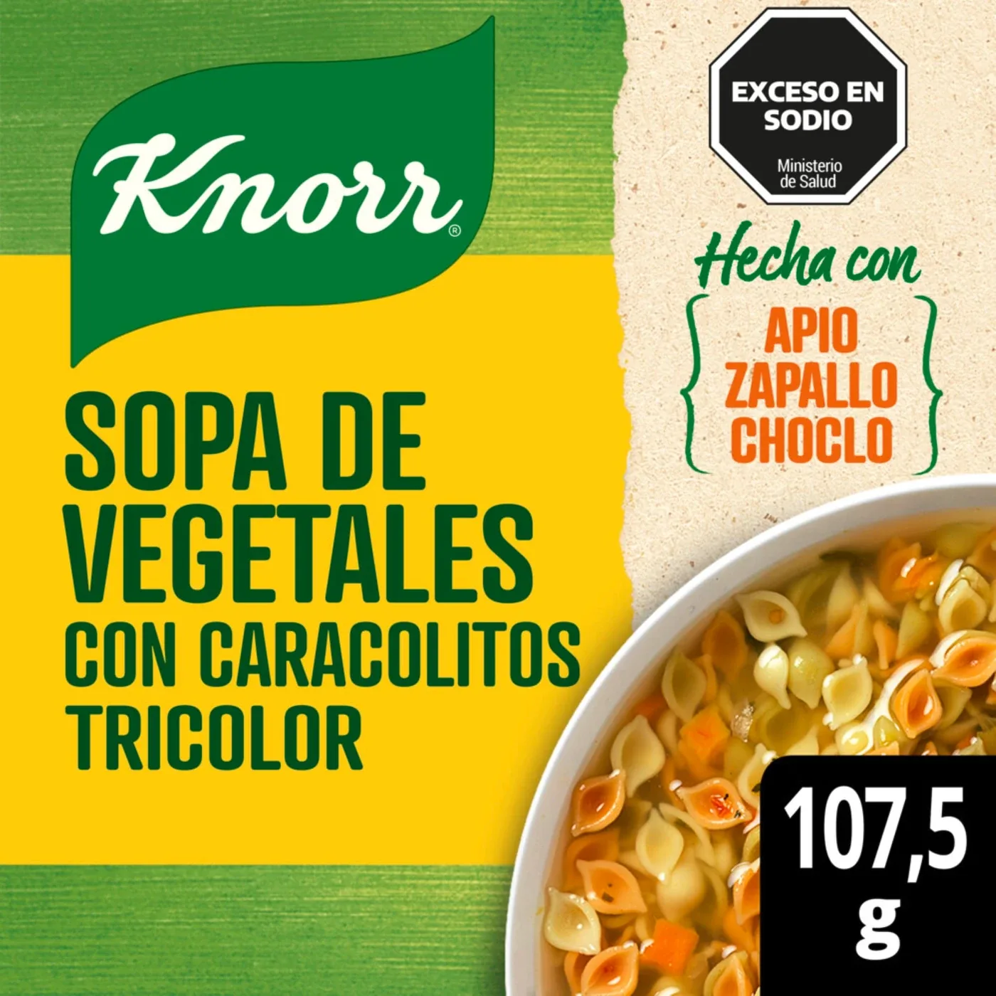 Sopa Knorr X   Caraolitos Tricolor