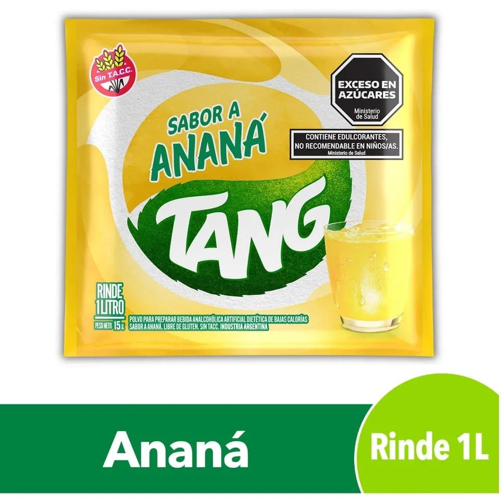 Jugo En Polvo Tang X   Anana X20 Sobres De 15gr C/u
