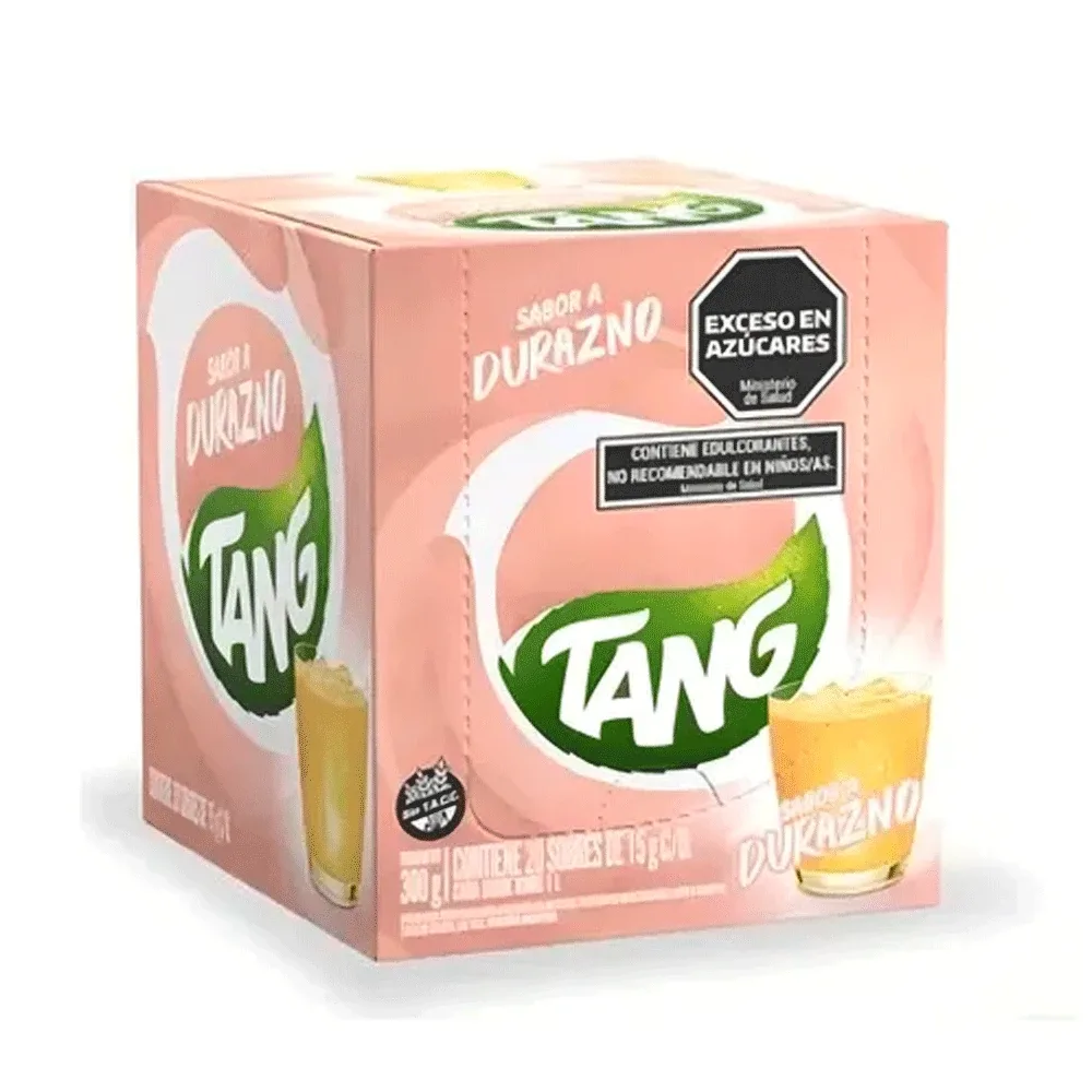 Jugo En Polvo Tang X   Durazno X20 Sobres De 15gr C/u